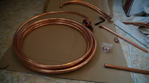 Copper tube’s reel.